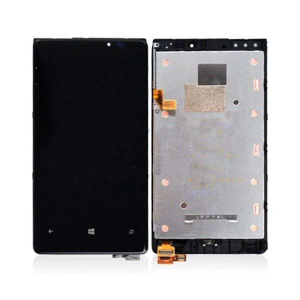 Brand New 4.5 Inch Black Nokia Lumia 920 LCD Assembly With Frame