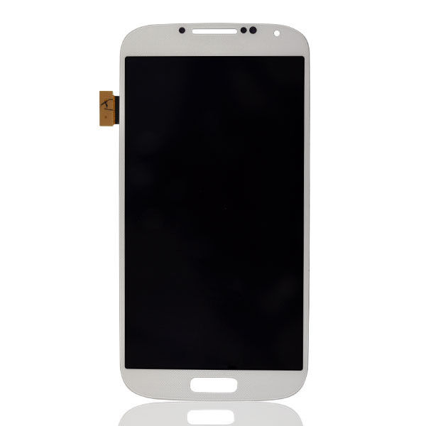 5 Inches Samsung LCD Screen without frame For S4 i9500 LCD With Digitizer White
